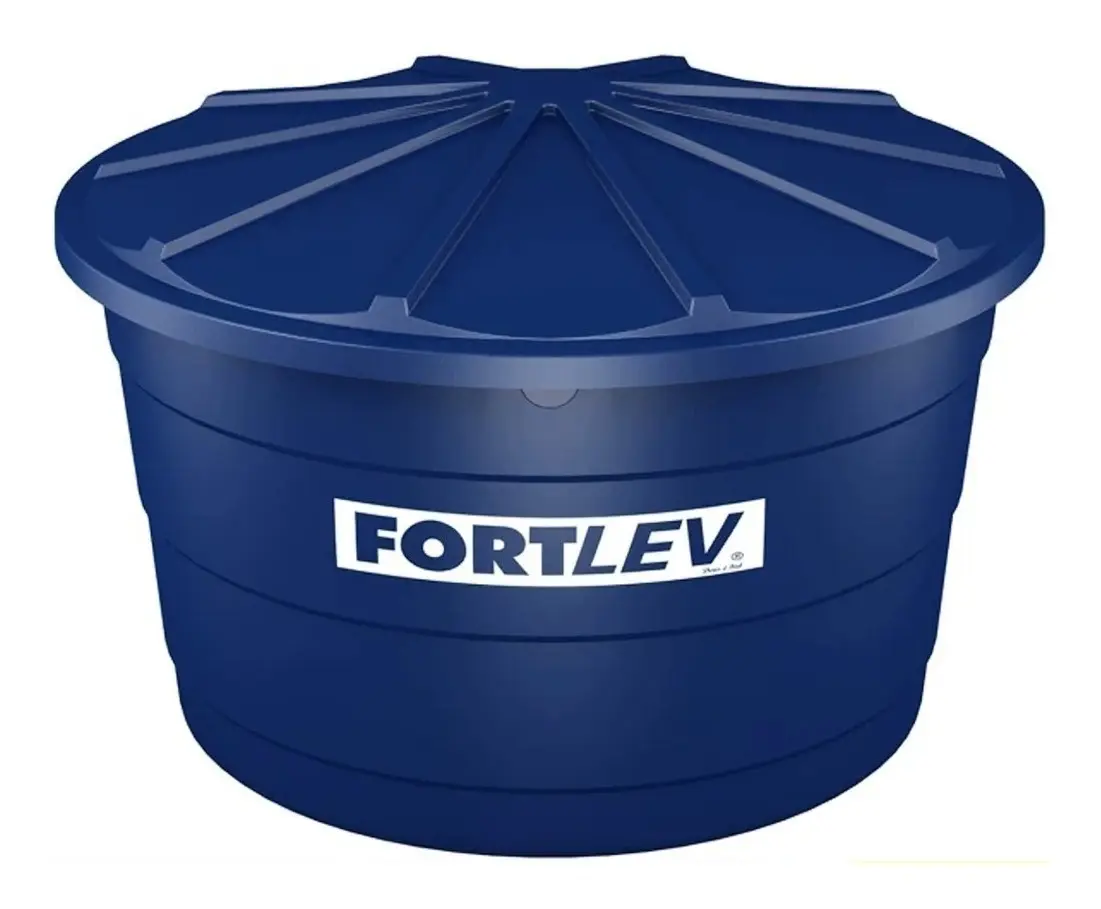 Caixa d'água 3000L Fortlev Polietileno Vertical Azul versao 2