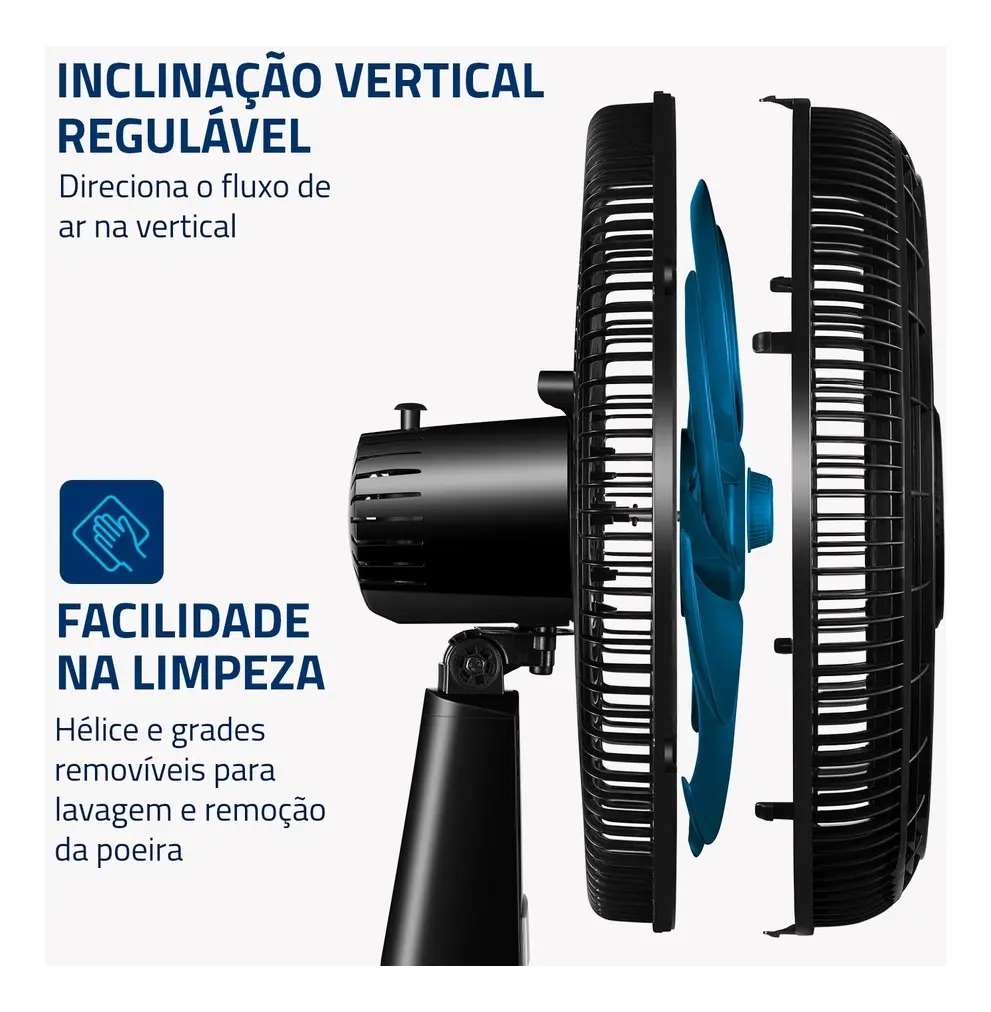 Ventilador De Mesa 40cm Turbo  MONDIAL 127/220V versao 2
