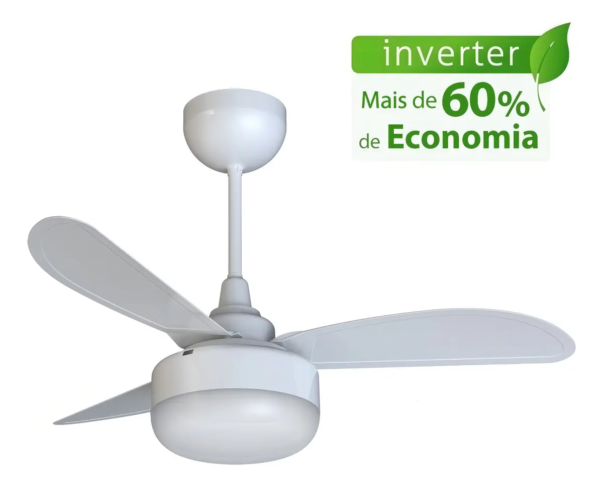Ventilador De Teto C/ Controle 6 Vel. Fenix Ventisol - Bivolt 110V/220V versao 2