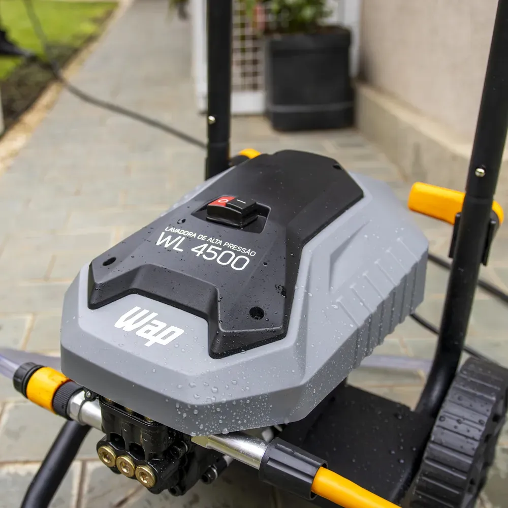 Lavadora de Alta Pressão WAP WL 4500 comercial 1500w 1650psi 420l/h Motor de Indução 127V - Bivolt 110V/220V