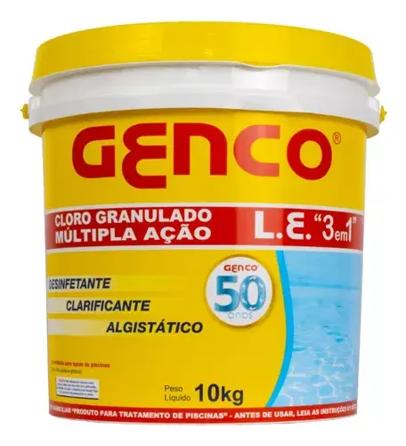 Genco 3 Em 1 Balde 10kg Para Piscina versao 2