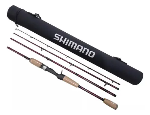 Vara Shimano Carretilha Convergence 4p 6'6 20lb Capa Viagem versao 2