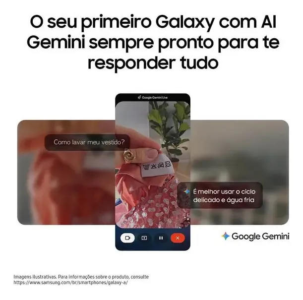 Celular Samsung Galaxy A17 Com Ia, 256gb, 8gb Ram, Câm De 50mp, Tela De 6.7 , Nfc, Ip54 - Azul versao 2