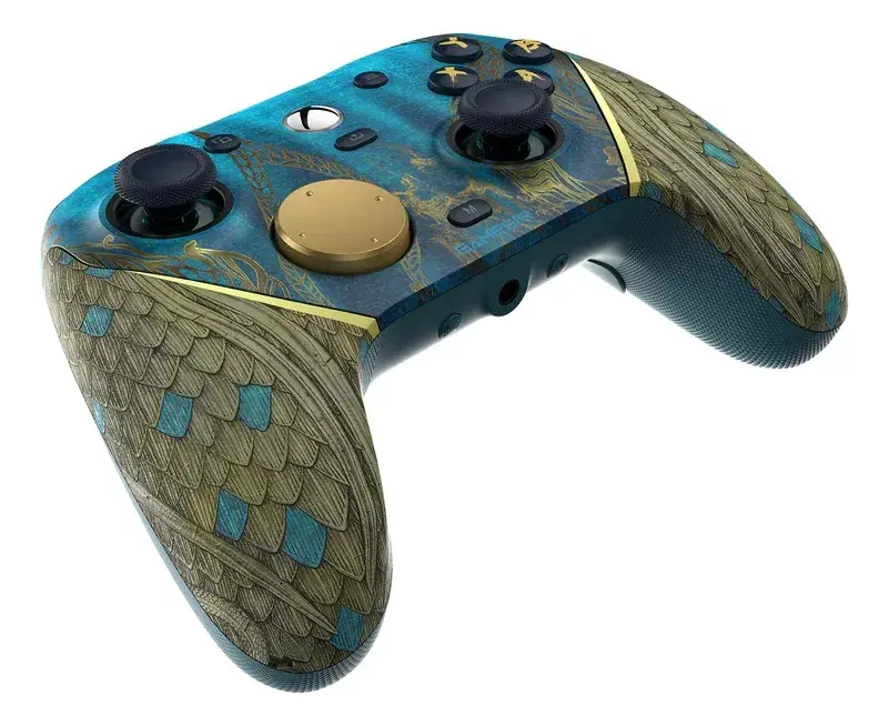Controle Gamesir G7 Pro Wuchang:fallen Feathers Xbox /pc Misto Azul/ Verde versao 2