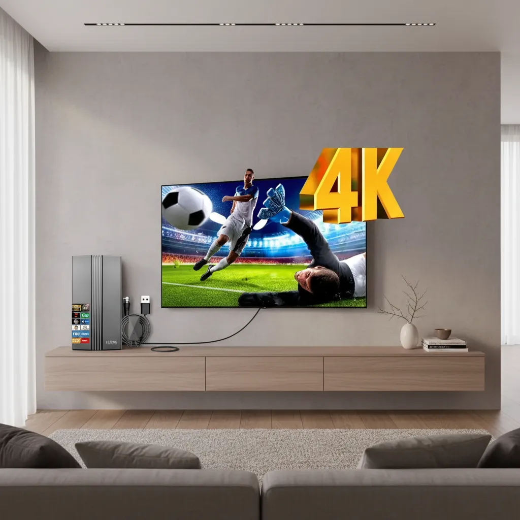 Antena Digital Hdtv 4k Interna/externa 28dbi Cabo 10m versao 2